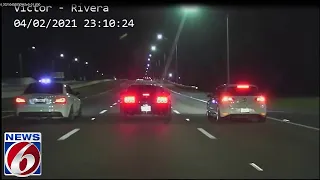 FHP: Dash camera video shows street-racing