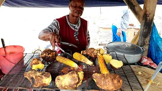 ULTIMATE JAMAICA!! FEASTING ON KINGSTON!! Wild Cheap Street Food Eats!