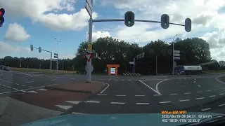 Dashcam Assen  Haarweg Europaweg Zuid