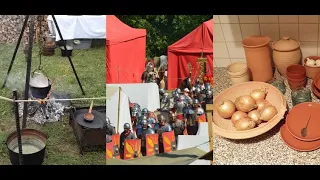 Early Imperial Roman military food (panis, caro, olus, caseus, oleum, piscis, poma and vinum)