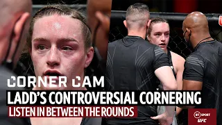 "What are you doing?!" Listen in to Aspen Ladd's controversial cornering | UFC Corner Cam