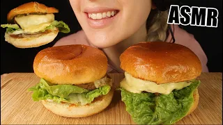 ASMR MASSIVE CHEESY BURGERS FAST FOOD | MUKBANG EATING SOUNDS No Talking 먹방 | Kasmia ASMR