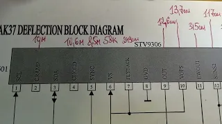3 часть по ремонту телевизора Rainford. Нужен донор. Проверка кадровой развёртки.