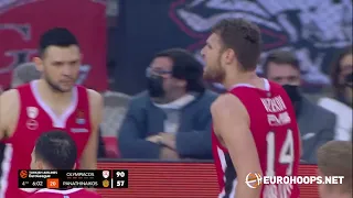 Olympiacos Piraeus - Panathinaikos OPAP Athens 101-73: Sasha Vezenkov (16 points on 7/8 FG)