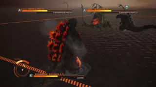 Burning Godzilla VS Godzilla(Spiral breath) and Boilante
