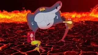 Zig und Sharko |  NEUE EPISODEN 🌋 Der Boden ist Lava | Volledige aflevering in HD