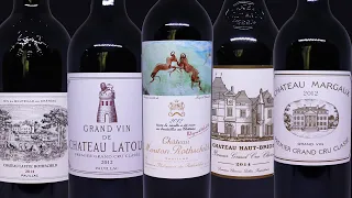 5 First Growths Bordeaux drinking! Let's buy & enjoy Bordeaux Premier Grands Crus in LA, USA!