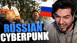 Bosnian Reacts To RUSSIAN CYBERPUNK FARM // РУССКАЯ КИБЕРДЕРЕВНЯ