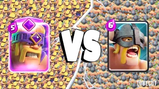 Evolution Barbarians Army Vs Elite Barbarians Army In Clash Royale