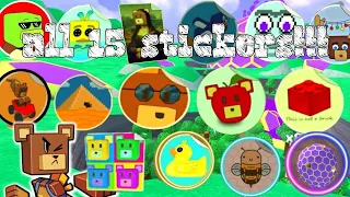 Super Bear Adventure || All Stickers 15!!!