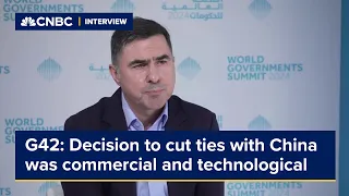 CTO of UAE AI firm G42: Decision to cut ties with China was a commercial and technological one