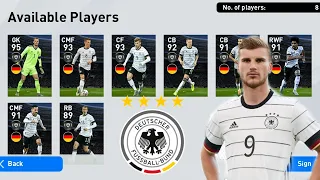 🔥 Germany National Team Selection 🔥 PES 2020 Mobile