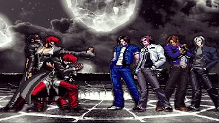 [KOF Mugen] Yagami AD Vs Bosses Kyo Kusanagi Team