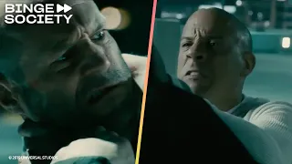Rápidos y Furiosos 7 | Toretto y Shaw pelean en la calle