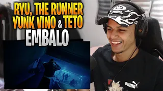 [ REACT ] Ryu The Runner - Embalo feat. Yunk Vino & Teto