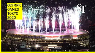 Tokyo marks Olympics opening ceremony with fireworks