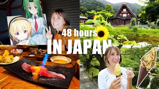 Our Japanese weekend!  Japan's Most Beautiful Village and Golden Ice Cream