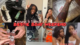 bestie bday weekend: tattoo, piercing, girls night|kiykindakool