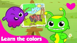 Learn how to draw & paint a truck with Groovy The Martian educational cartoons