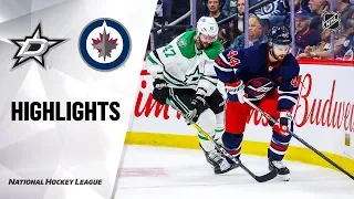 NHL Highlights | Stars @ Jets 12/3/19