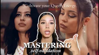 how to VALIDATE YOURSELF | stop seeking external validation, grow self worth, level up & glow up
