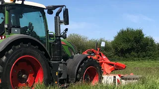 Heuernte mit Fendt 724 S4 und Kuhn Mähwerk🚜