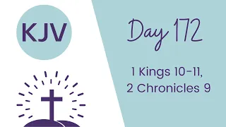 1 KINGS 10-11, 2 CHRONICLES 9 // KJV Bible Reading // Daily Bible Verse // Bible in a Year Day 172