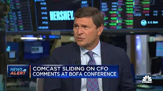 Comcast shares slide on CFO comments at BoFA conference