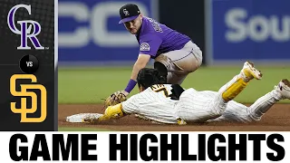 Rockies vs. Padres Game Highlights (6/10/22) | MLB Highlights
