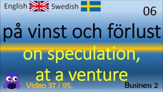 37 Business (2) Företag Svenska - Engelska Ord / Swedish - English Words Engelska För Nybörjare