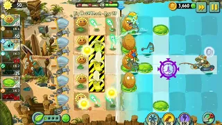 PvZ 2 Big Wave Beach (Пляж большой волны) день 23