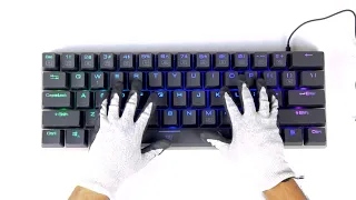 (ASMR) Teclado Gigante Redragon Alien k605  - Unboxing