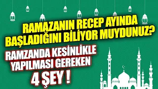 Ramazanda Kesinlikle Yapılması Gereken 4 Şey !