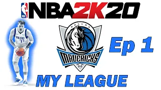 NBA 2K20 Dallas Mavericks My League - Ep.1