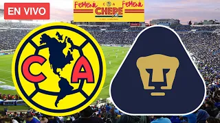 AMÉRICA VS PUMAS EN VIVO LIGA FEMENIL MX Jornada 15 Clausura 2024