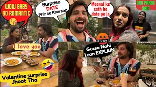 Romantic Date 'FAILED' | CUTE SAALI bani 'Kabab me Haddi' @funkiecouple