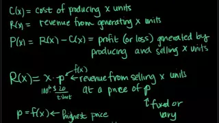 Section 2.7 - Applications of Derivatives to Business and Economics