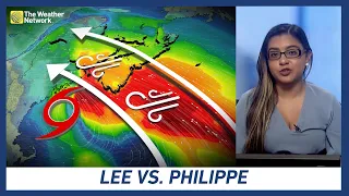 Two Storms, Three Weeks Apart: How Lee and Philippe Compare