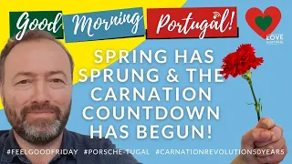 Spring as Sprung & The Carnation Countdown Has Begun on Good Morning Portugal!