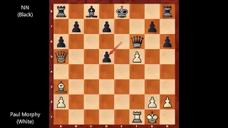 Paul Morphy vs NN - New Orleans (1858) #128