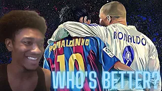 Ronaldinho or Ronaldo? R10 vs R9 ● Skills Battle Reaction!