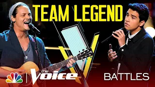 Four-Chair Turns Mendeleyev and Preston C. Howell Battle to "Fire and Rain" - The Voice Battles 2019
