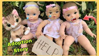 Perfectly Cute Baby Triplets Adoption Story 😢