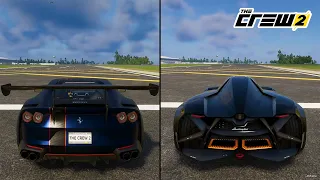 The Crew 2 | Ferrari 812 Superfast 2017 vs. Lamborghini Egoista 2013 Performance Comparison