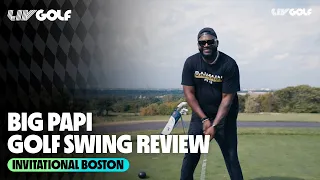 LIV Golfers Review Big Papi's Swing | LIV Golf Invitational Boston