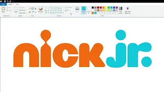 How to draw the Nick Jr. logo using MS Paint | How to draw on your computer