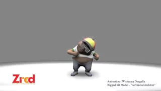 Advance Skeleton Chubby Funny Animation