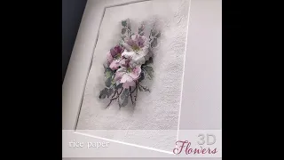 Idea for... 3D rice paper flowers