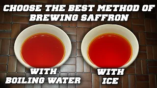 How to Make Liquid Saffron |How To Grind & Brew Saffron | choose the best method of brewing saffron😍