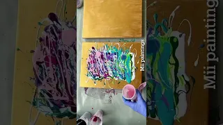 ANGEL ACRYLIC POUR FLUIDART timelaps wings #acrylicpouring #art #painting #angel #fluidart